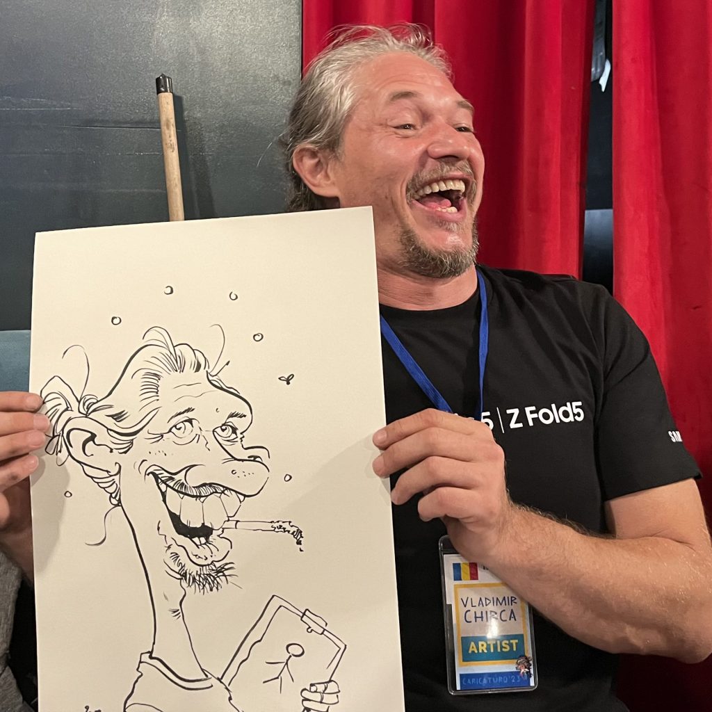 Karikaturen für Ihre Veranstaltungen - Schnellzeichner Arnd Hawlina