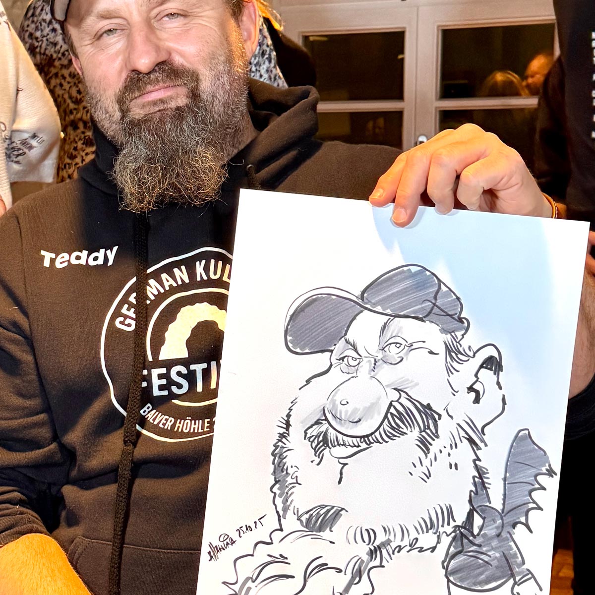 Karikatur von Event-Karikaturist Arnd Hawlina Karikatur von Event-Karikaturist Arnd Hawlina