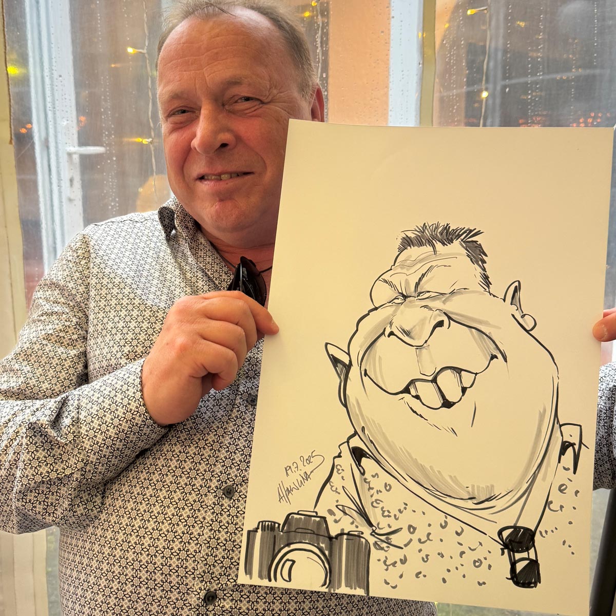 Karikatur von Event-Karikaturist Arnd Hawlina Karikatur von Event-Karikaturist Arnd Hawlina