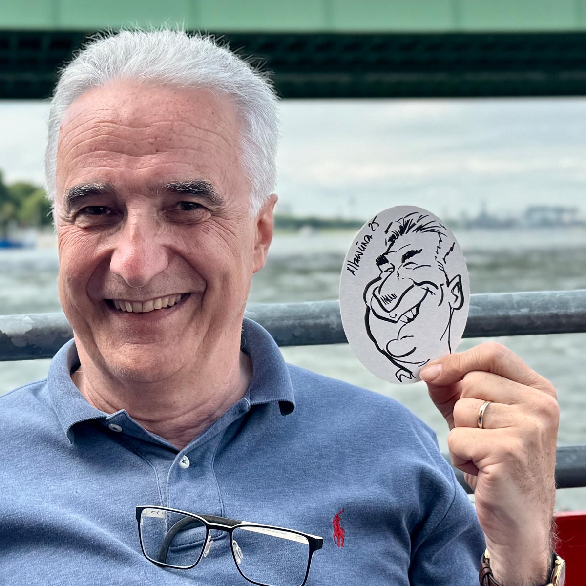 Karikatur von Event-Karikaturist Arnd Hawlina Karikatur von Event-Karikaturist Arnd Hawlina