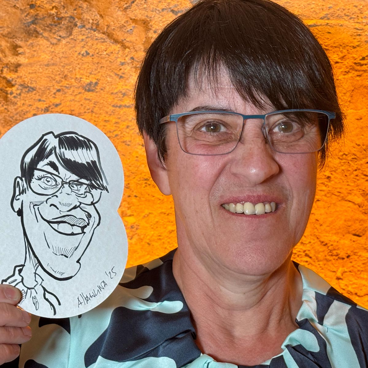 Karikatur von Event-Karikaturist Arnd Hawlina Karikatur von Event-Karikaturist Arnd Hawlina