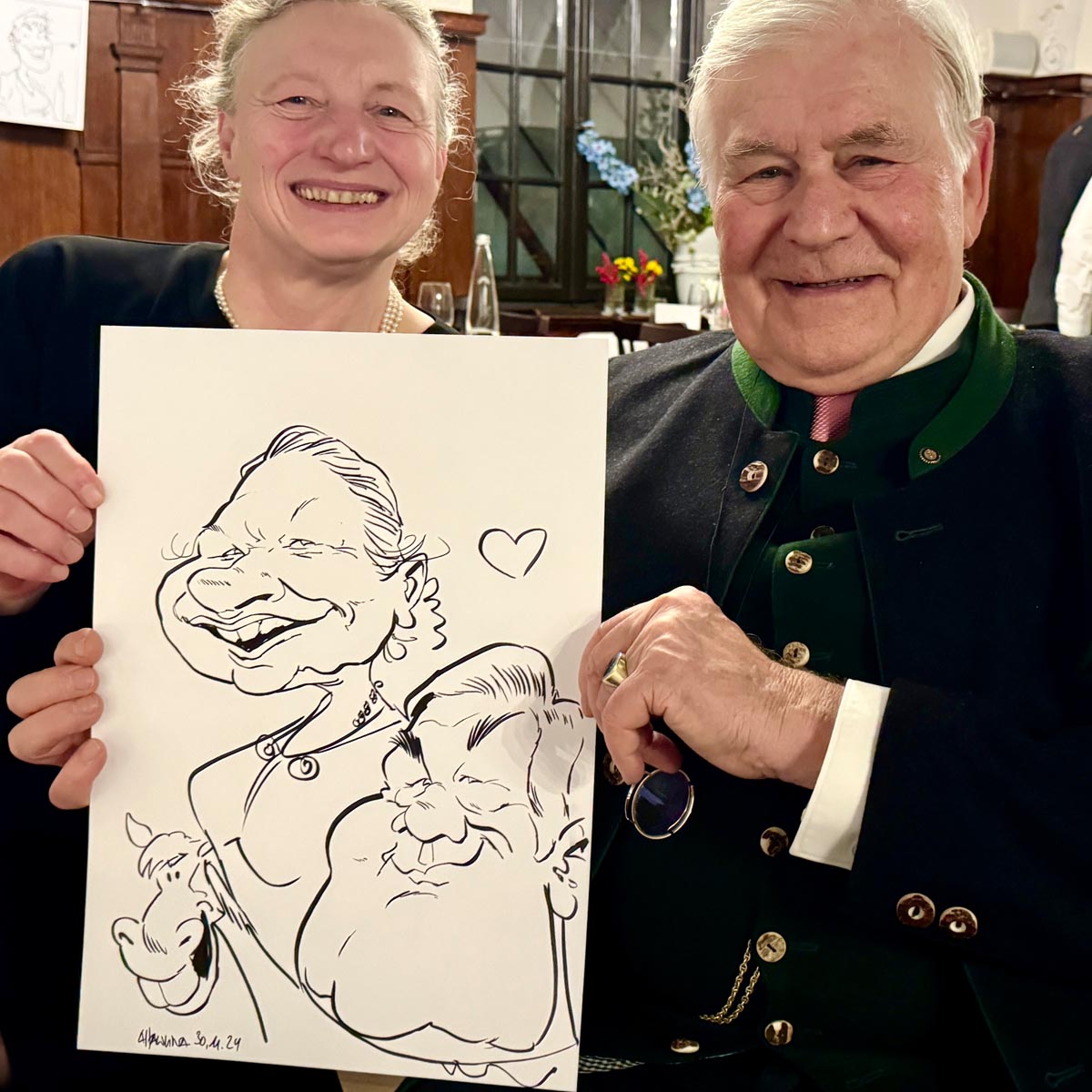 Karikatur von Event-Karikaturist Arnd Hawlina Karikatur von Event-Karikaturist Arnd Hawlina