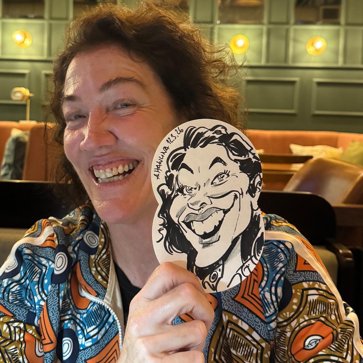 Karikatur von Event-Karikaturist Arnd Hawlina Karikatur von Event-Karikaturist Arnd Hawlina