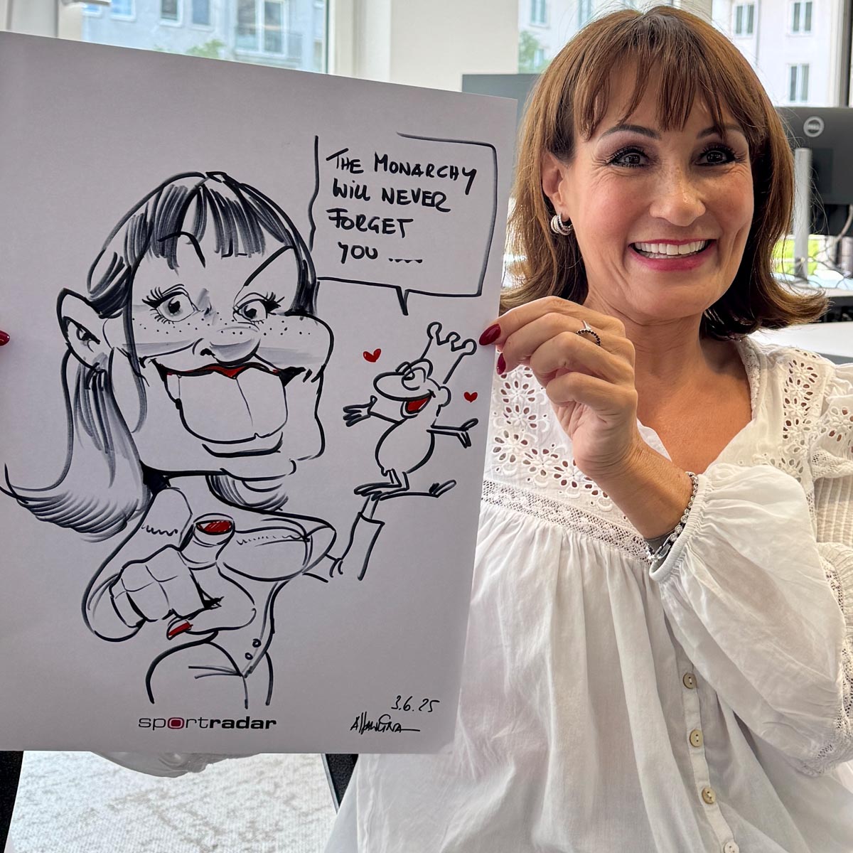 Karikatur von Firmen-Event-Karikaturist Arnd Hawlina