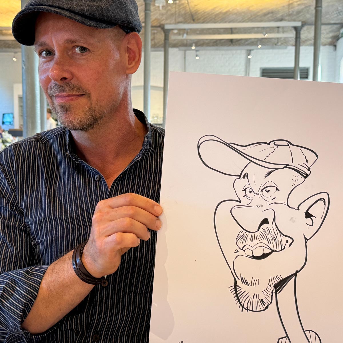 Karikatur von Hochzeits-Karikaturist Arnd Hawlina Karikatur von Hochzeits-Karikaturist Arnd Hawlina