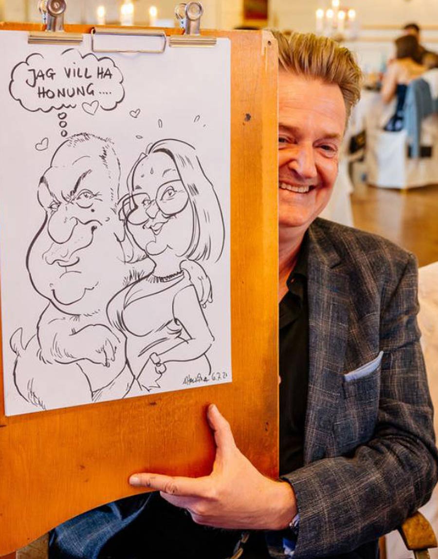 Hochzeits-Karikaturist Arnd Hawlina