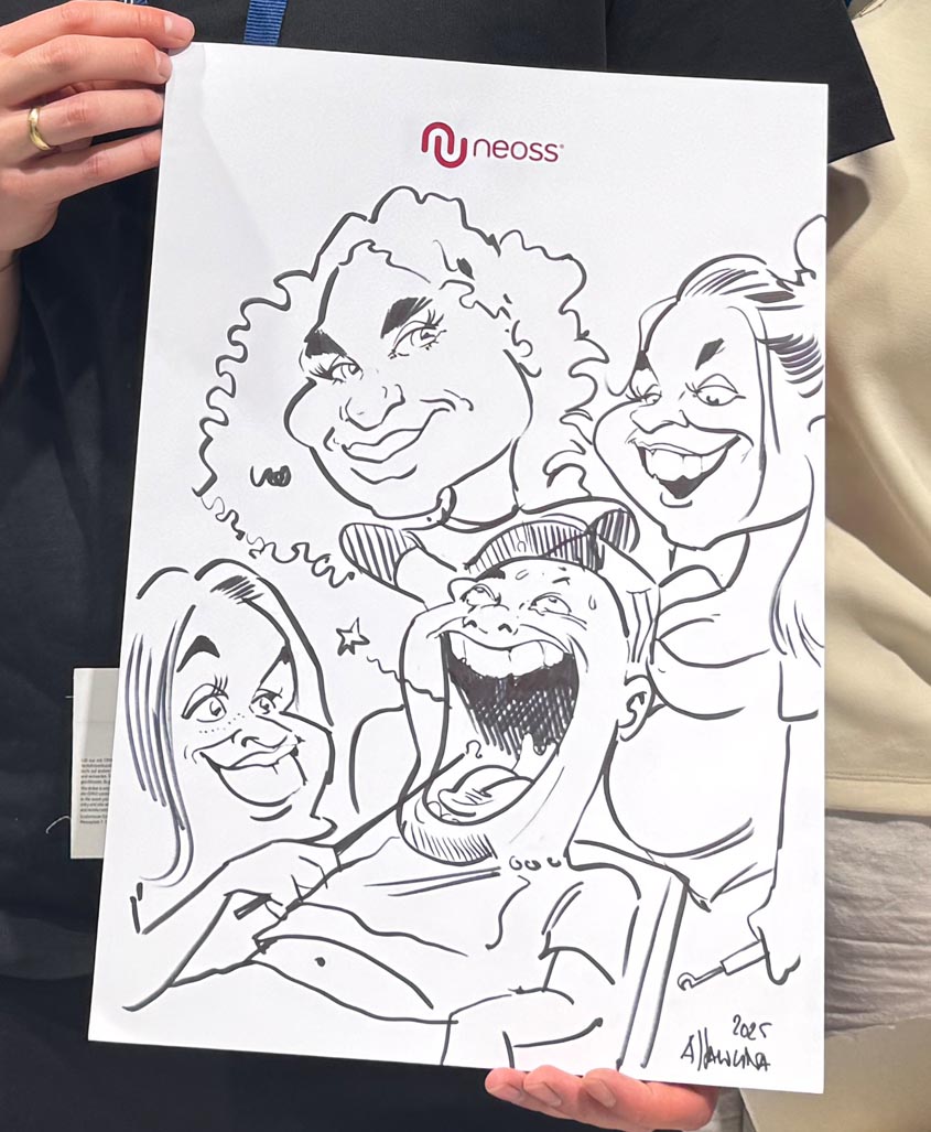 Karikatur von Schnellzeichner & Karikaturist Arnd Hawlina